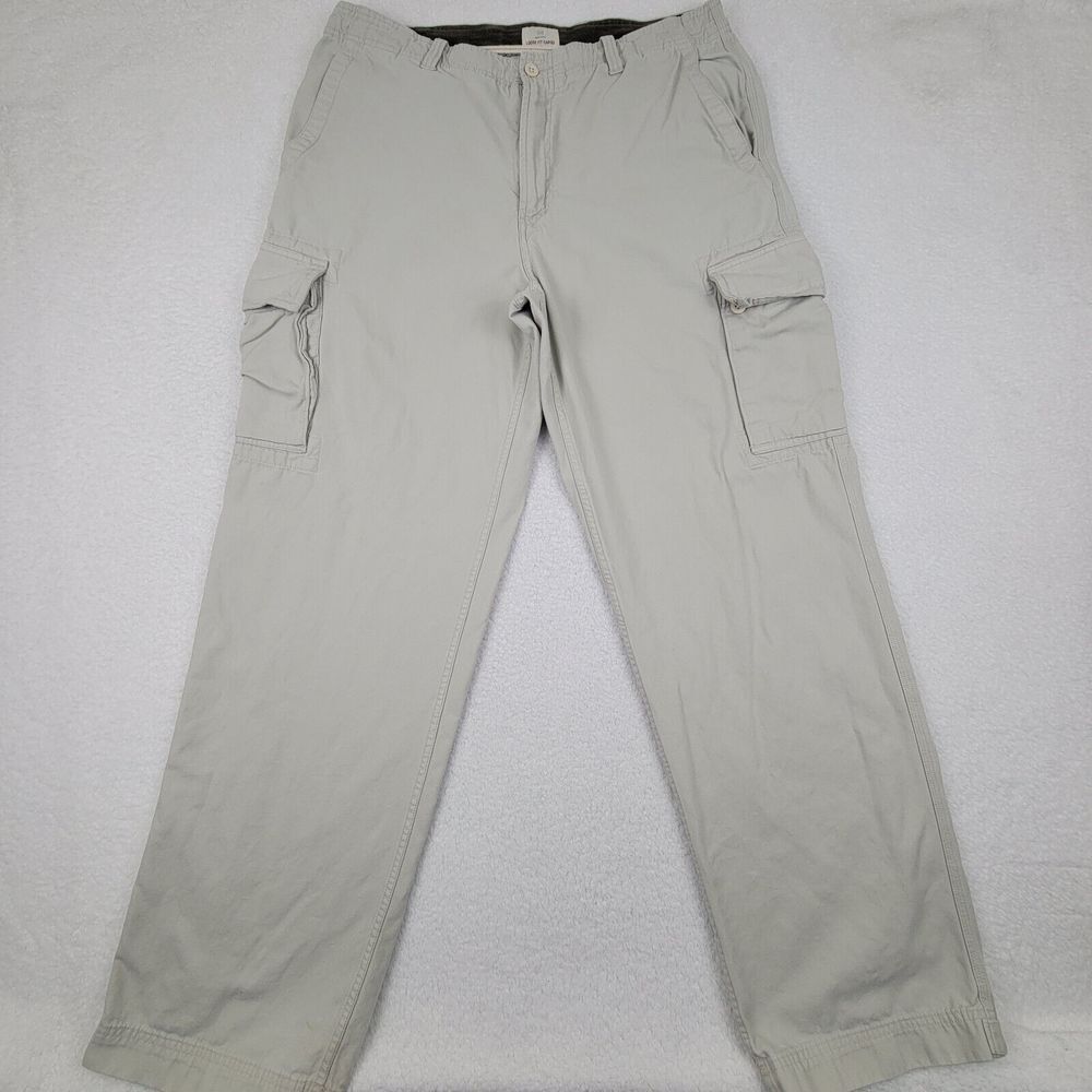 Vintage Gap Khakis Loose Fit Cargo Pants Mens 38 x 34 Measures 37 x 35 Y2K 2001